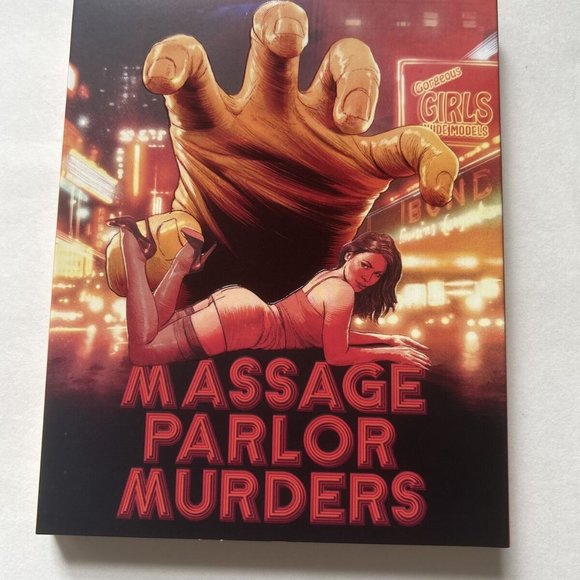 Vinegar Syndrome Massage Parlor Murders 4K UHD Blu-ray-Slipcover-xtra featur-NEW - Picture 2 of 5